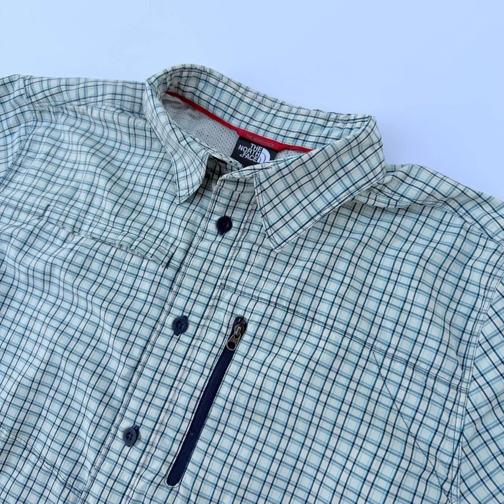 Men’s The North Face Short Sleeve Hiking Shirt Size Medium - Picture 2 of 9